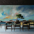 Sunny Clouds Mural Wallpaper - room preview 05