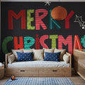 Holiday Wishes IV Mural Wallpaper - room preview 05