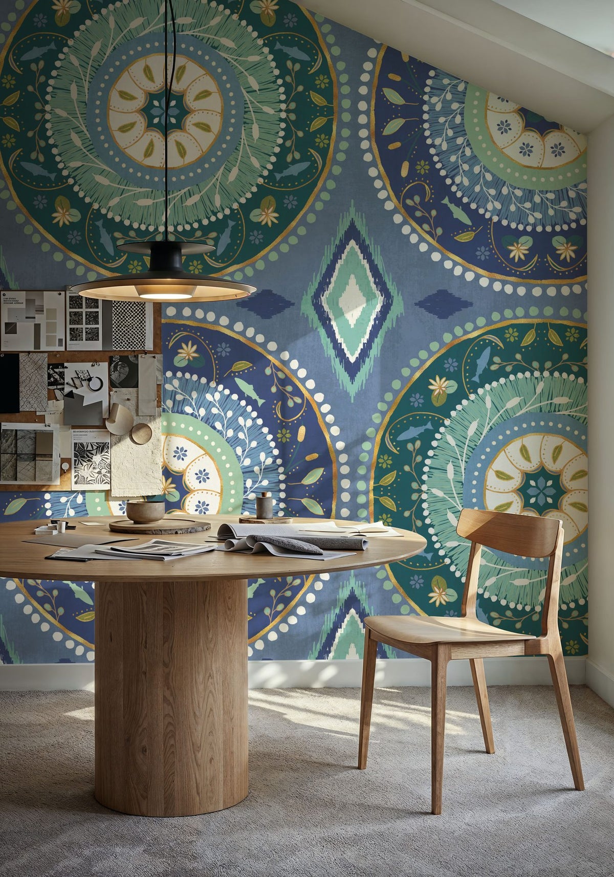 Otomi Lake X Mural Wallpaper - room preview 05