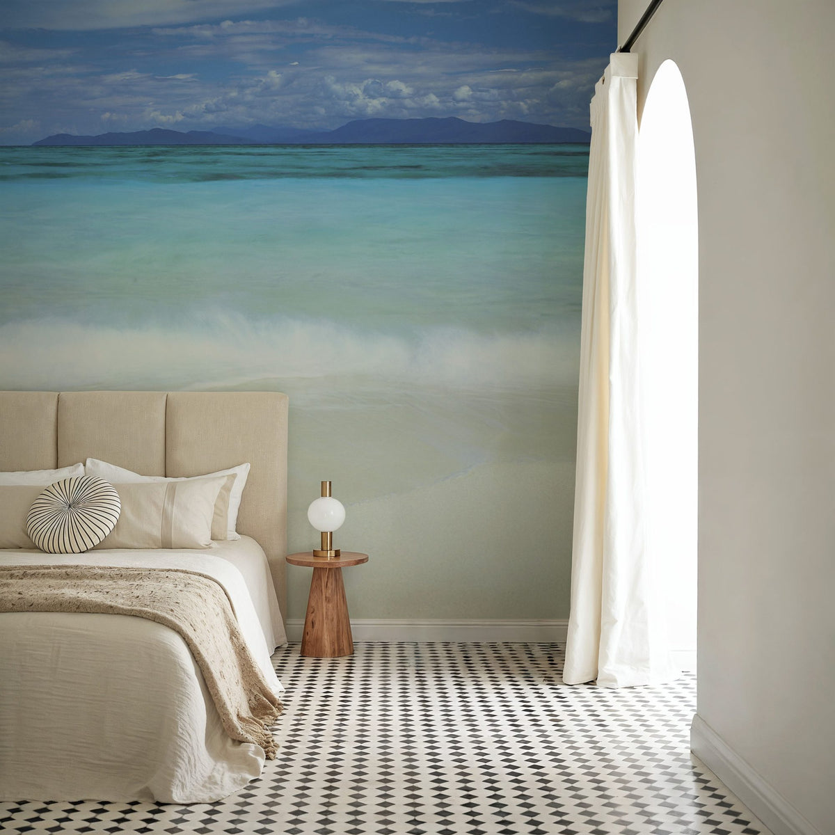 Serene Shores Mural Wallpaper - room preview 05