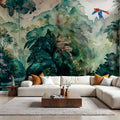 Parrot Grove Mural Wallpaper - room preview 05