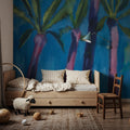 Palm Trees Mural Wallpaper - room preview 05