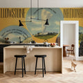 Greetings From Yellowstone Mural Wallpaper - room preview 05