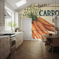 Farm Fresh Carrots Mural Wallpaper - room preview 05