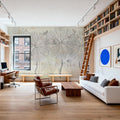 Shade of Trees Yellow Mural Wallpaper - room preview 05