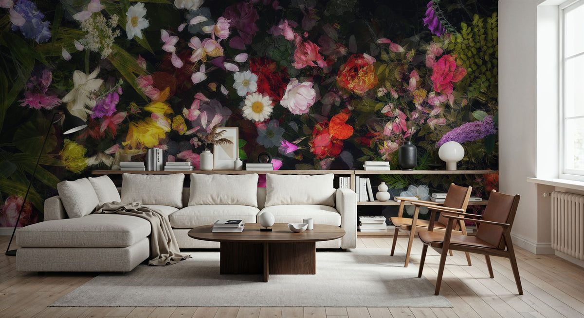 Trail of Dreams Black Mural Wallpaper - room preview 05