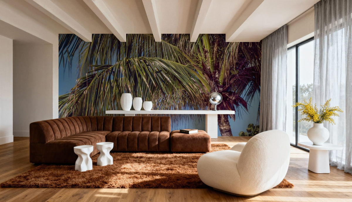 Tropical Paradise Palm Mural Wallpaper - room preview 05