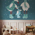 Ducks in the Snow IX Mural Wallpaper - room preview 05
