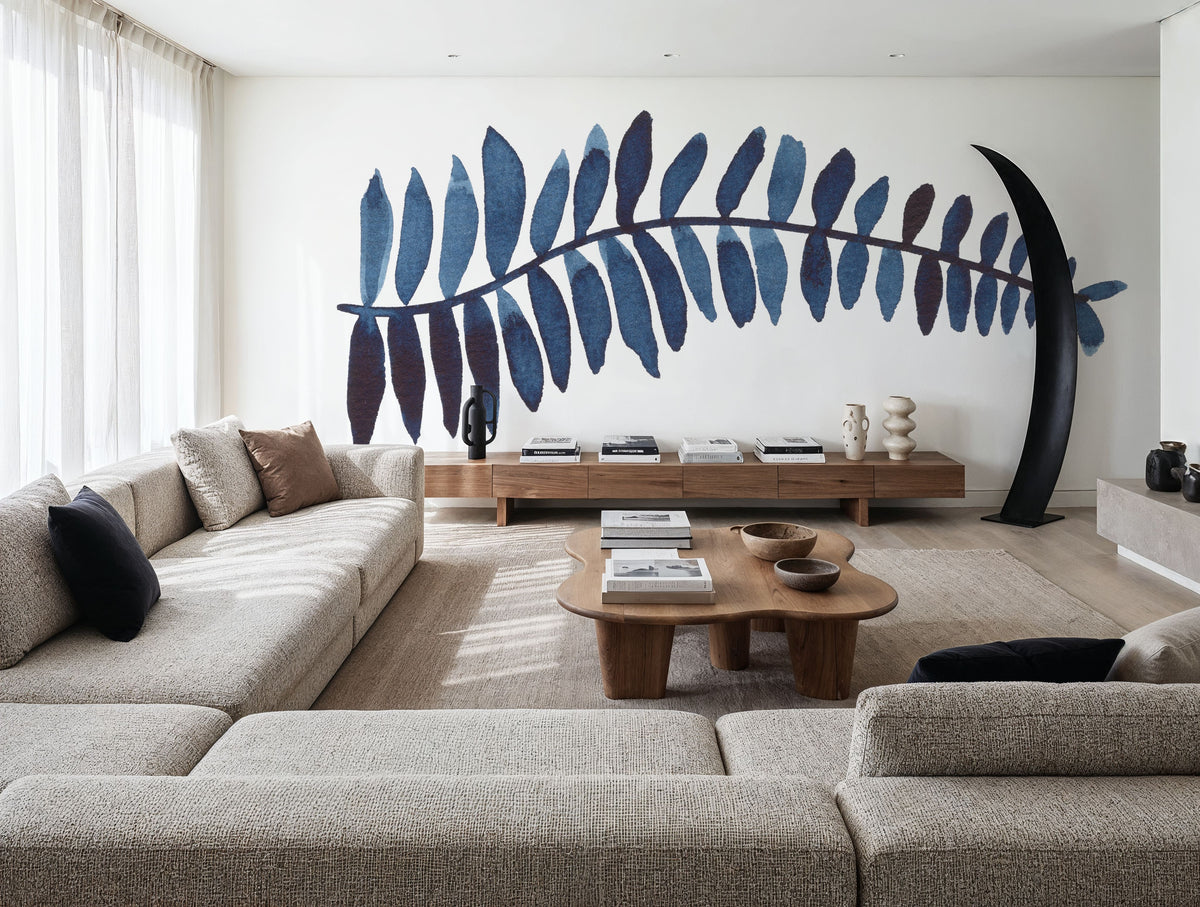 Forest Fern I Mural Wallpaper - Light Tone - room preview 05