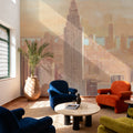 Downtown Golden Dawn Mural Wallpaper - room preview 05