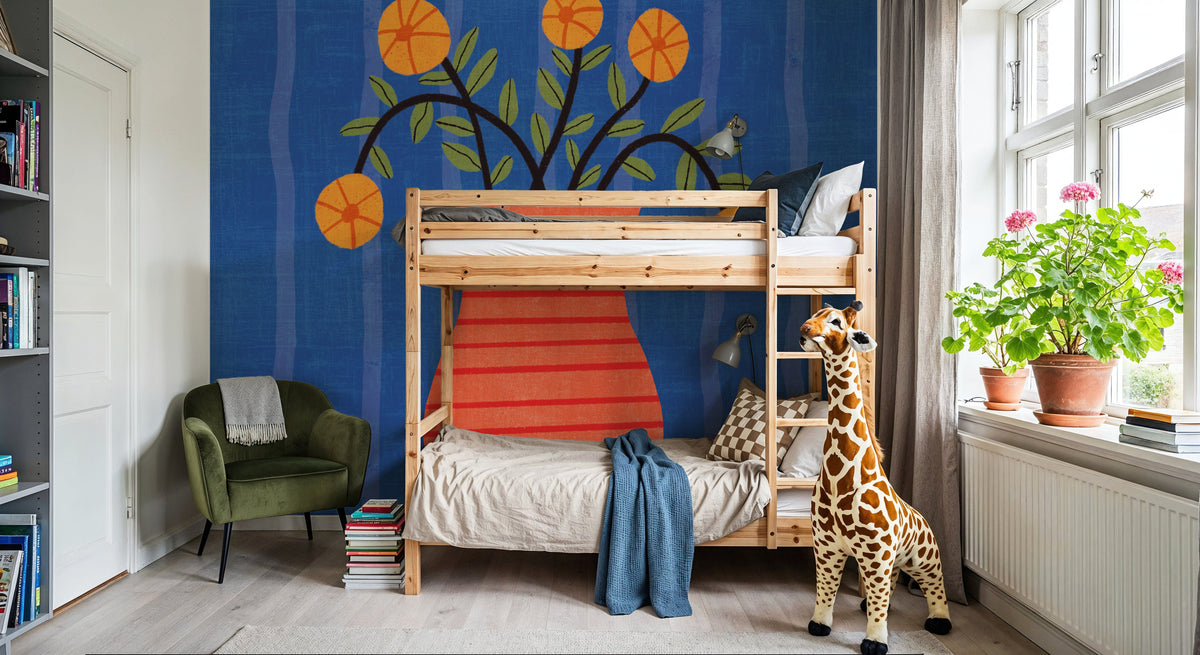 Still Blooms II Mural Wallpaper - room preview 05