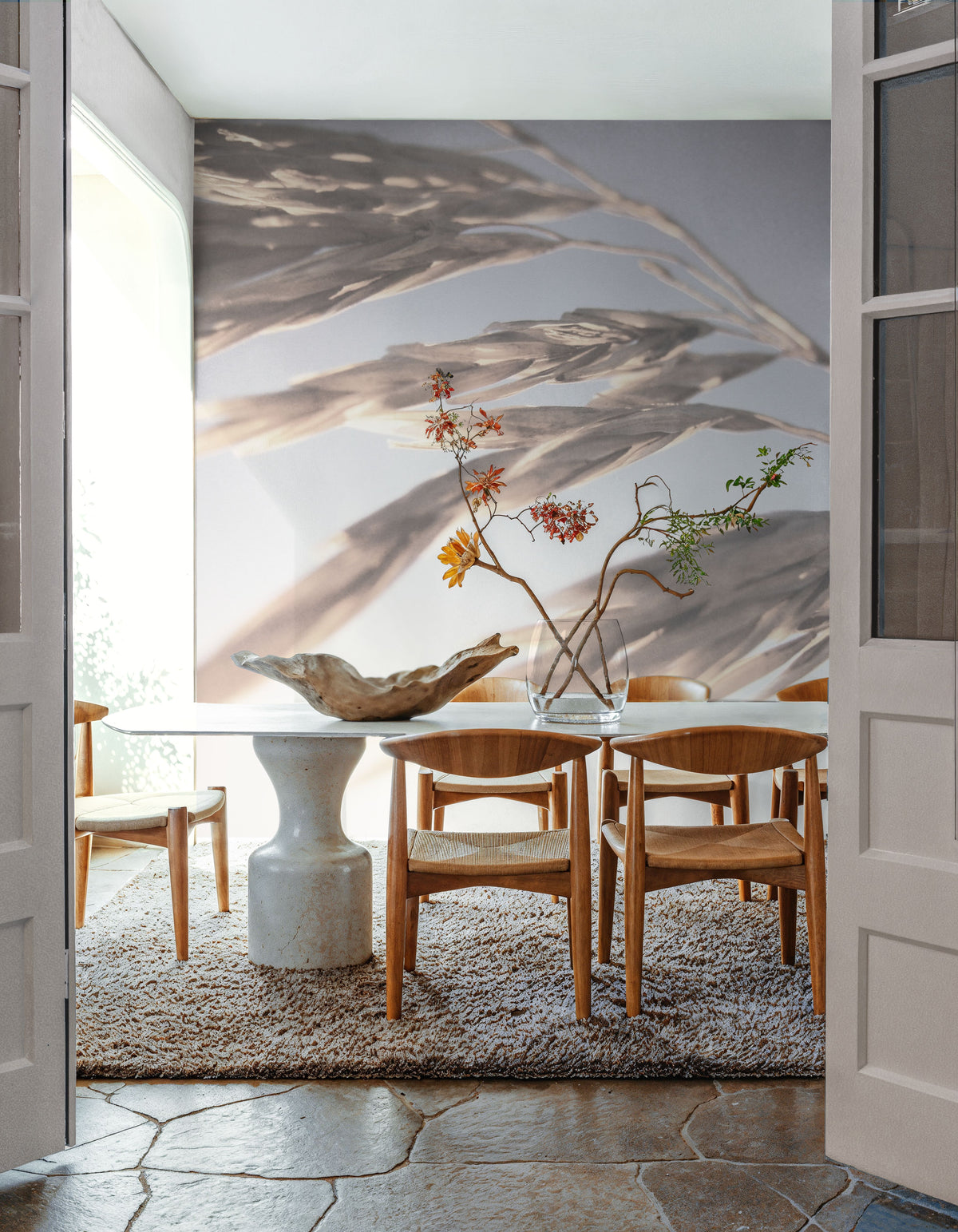 Windy Wheat Fields II Light Mural Wallpaper - room preview 05