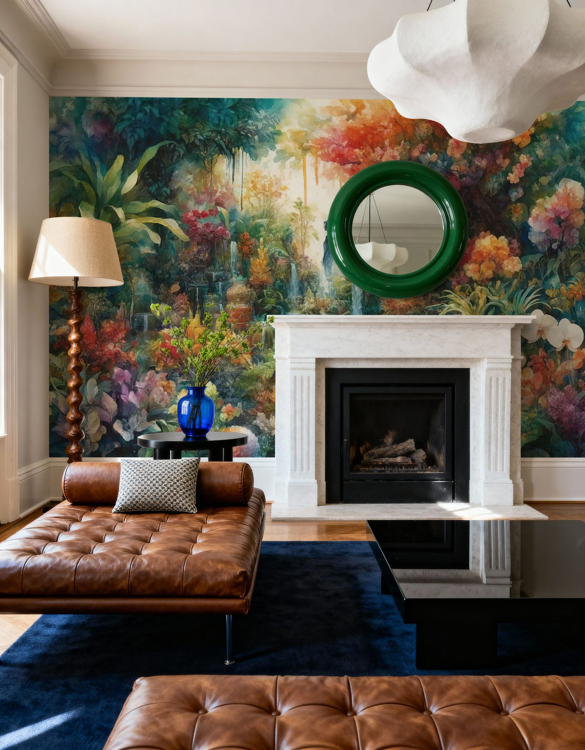 Lush Garden of Eden At Sunrise Mural Wallpaper - room preview 05