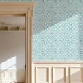 Ocean Dreams Turqouise Mural Wallpaper - room preview 05