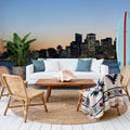 Twilight Harbor Bridge Mural Wallpaper - room preview 05