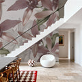 Big Orchids Sepia Mural Wallpaper - room preview 05