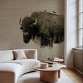 Tall Grass Bird Perch Mural Wallpaper - room preview 05
