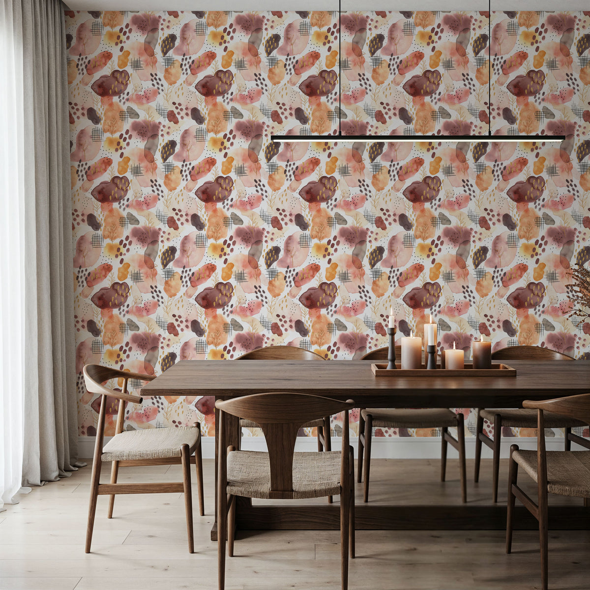 Blooms Mural Wallpaper - room preview 05