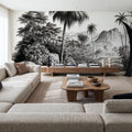 Tropical Riverbank Mural Wallpaper - room preview 05