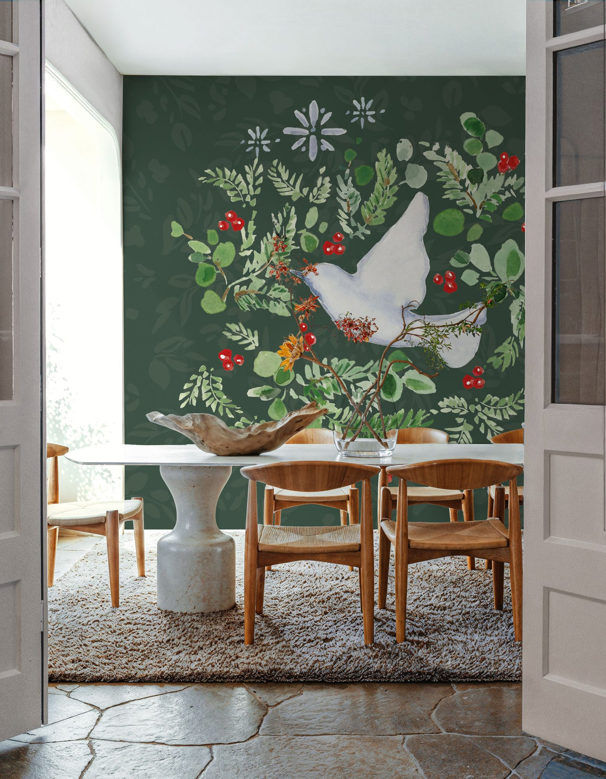 Nordic Winter IV Mural Wallpaper - room preview 05