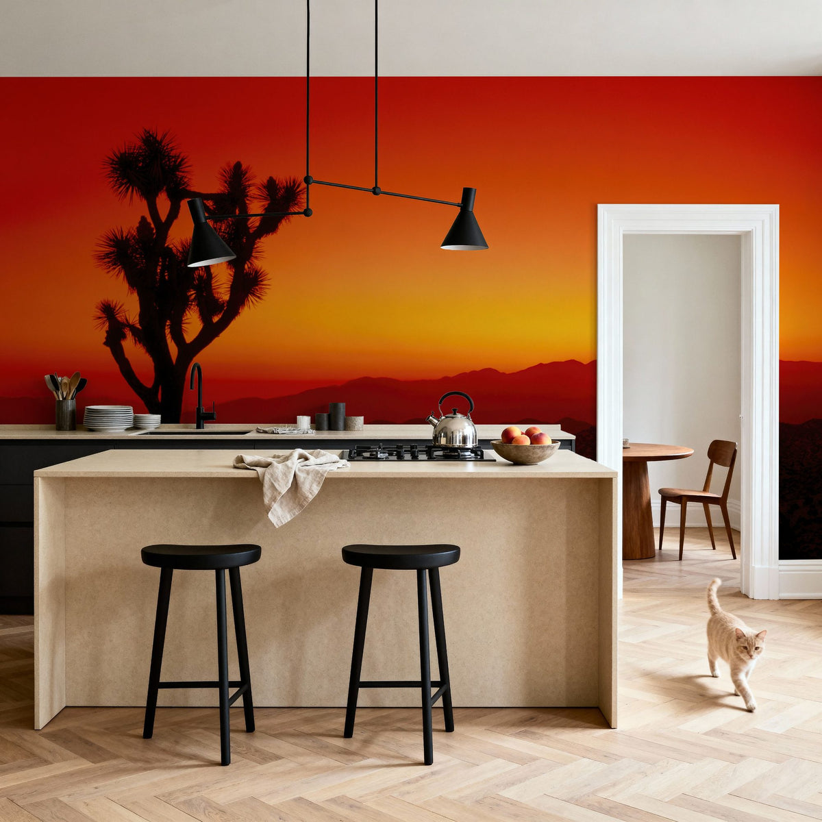 Joshua Tree Twilight Mural Wallpaper - room preview 05