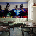 Neon Colony Sunset Mural Wallpaper - room preview 05