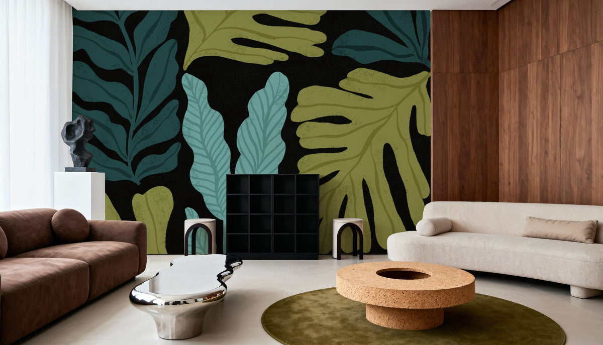 Plant Toss IV Mural Wallpaper - room preview 05