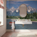 Mountain River Expedition Mural Wallpaper - room preview 05