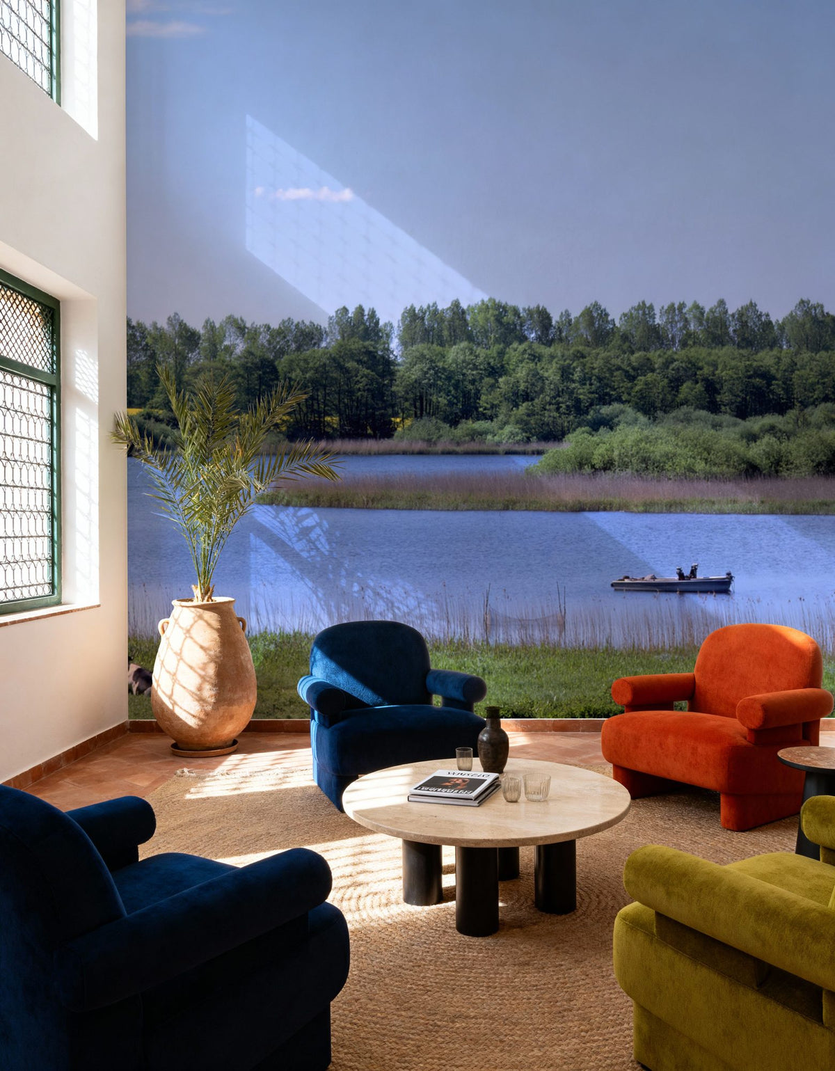 Lakeside Companions Mural Wallpaper - room preview 05