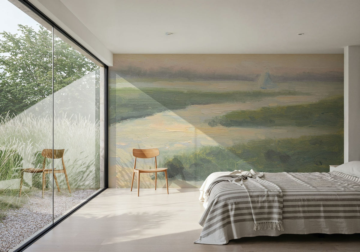 Sunset Sail Mural Wallpaper - room preview 05