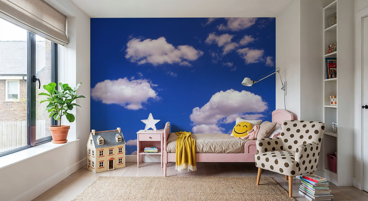 Partly Cloudy Sky Mural Wallpaper - room preview 05