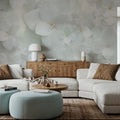 Hydrangea Whites Mural Wallpaper - room preview 05