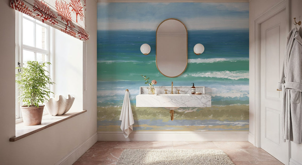 Shoreline Views Mural Wallpaper - room preview 05