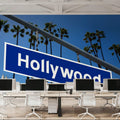 Hollywood Palms Mural Wallpaper - room preview 05