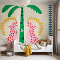 Pink Leopards Mural Wallpaper - room preview 05