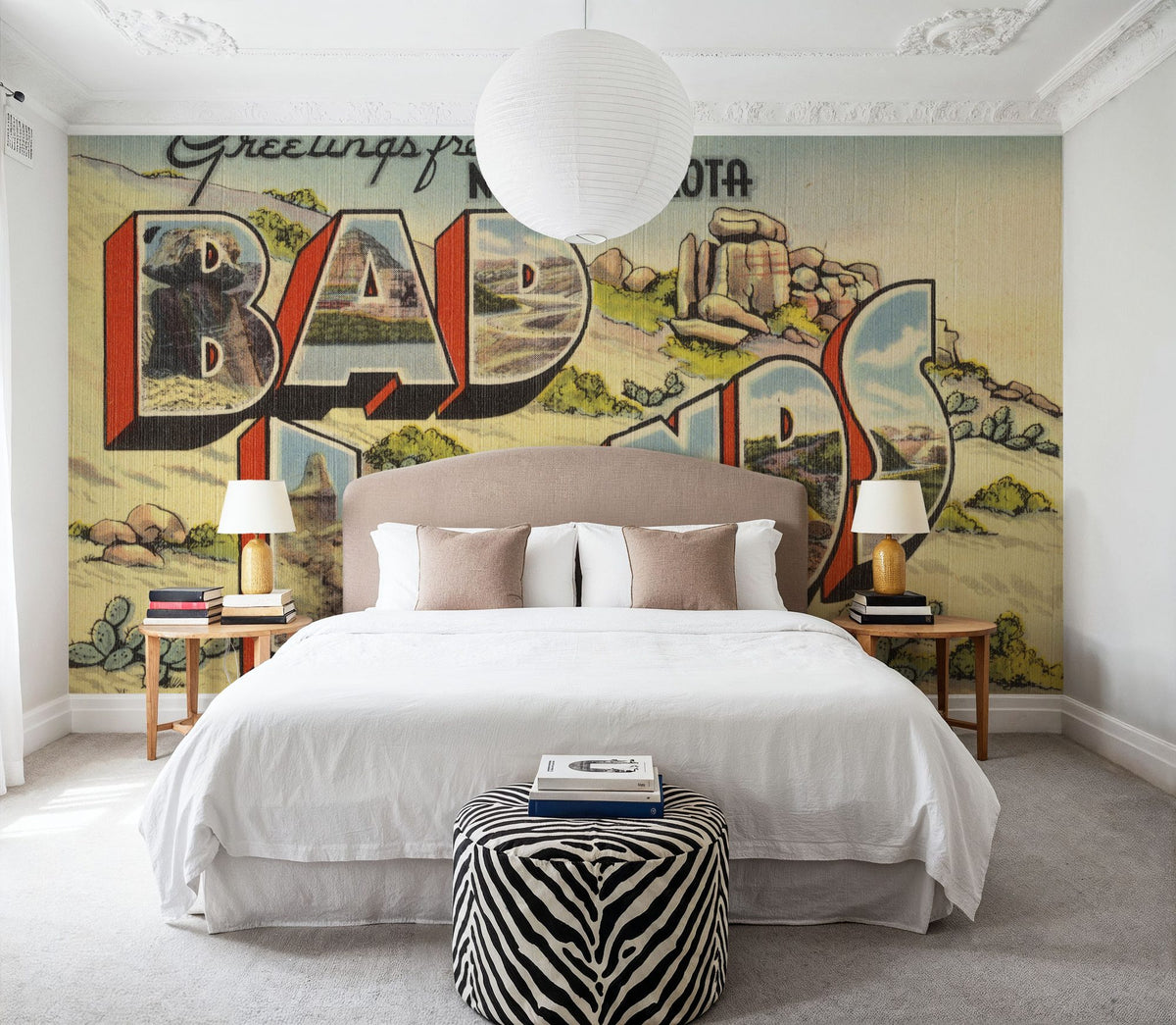 Greetings From Badlands Mural Wallpaper - room preview 05
