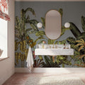 Madagascar Foliage, Blue Mural Wallpaper - room preview 05