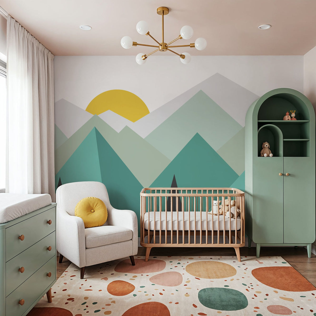 Oregon Sunrise Mural Wallpaper - room preview 05