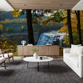 Middle Falls Mural Wallpaper - room preview 05