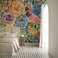 Floral Spray Mural Wallpaper - room preview 05