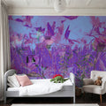 Meadow Memories, Purple Mural Wallpaper - room preview 05