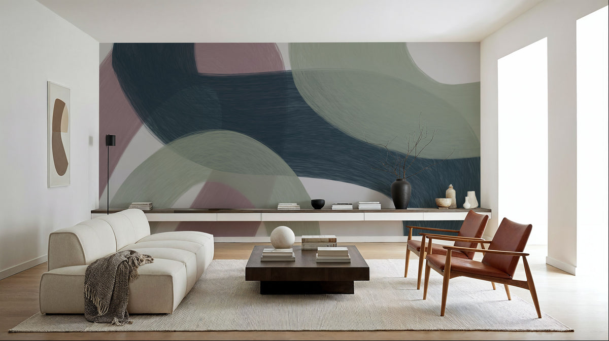Modern Abstract ´Lars Yopie` Mural Wallpaper - room preview 05