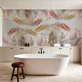 Kissing Flowers Mural Wallpaper - room preview 05