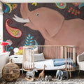 Elephant of the Jungle Mural Wallpaper - room preview 05