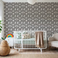 Harlequin Kittens, Shadow Mural Wallpaper - room preview 05