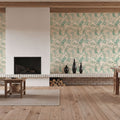 Harvest Sprig White Mural Wallpaper - room preview 05