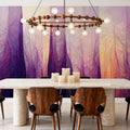 Purple Forest Mural Wallpaper - room preview 05