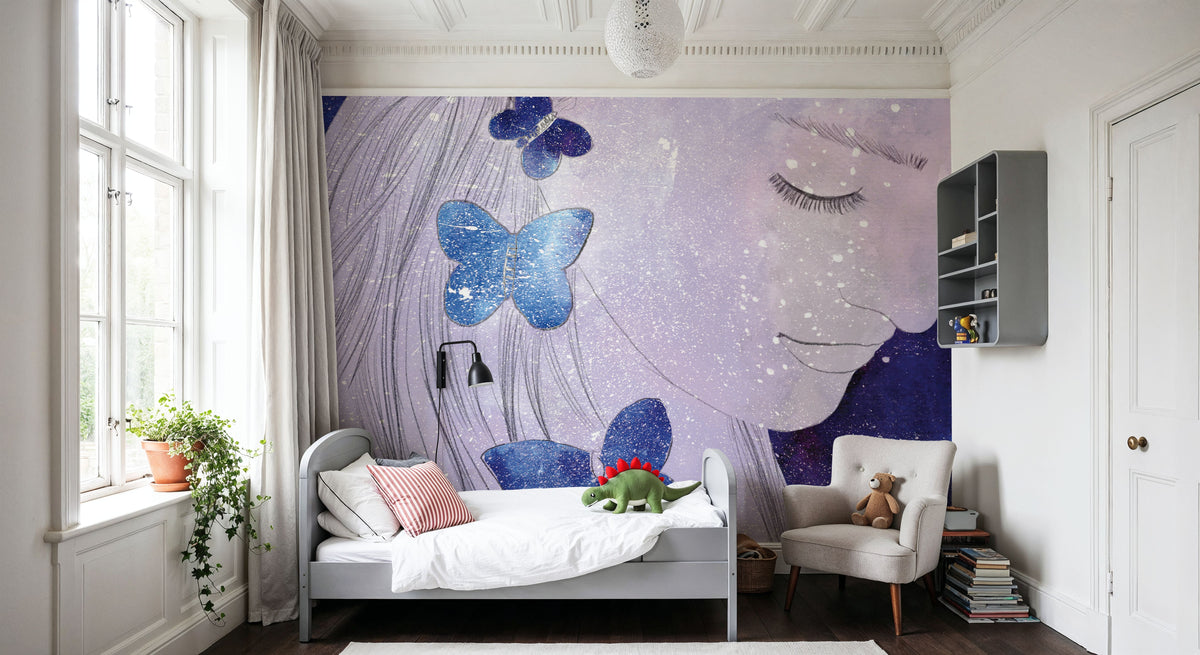 Mystical Woman II Mural Wallpaper - room preview 05