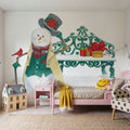 Main Street Christmas XII Mural Wallpaper - room preview 05