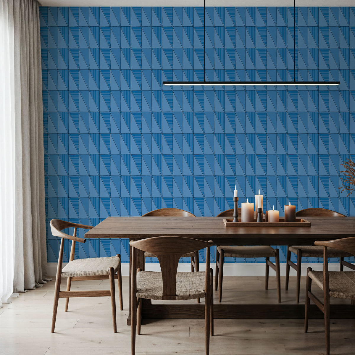 Seafood Shanty Baby Blue III Mural Wallpaper - room preview 05